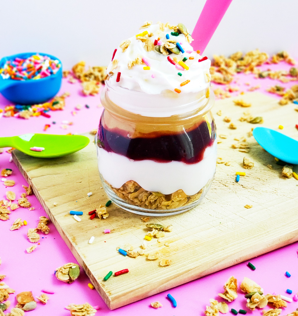 The Best PB&J Greek Yogurt Parfait