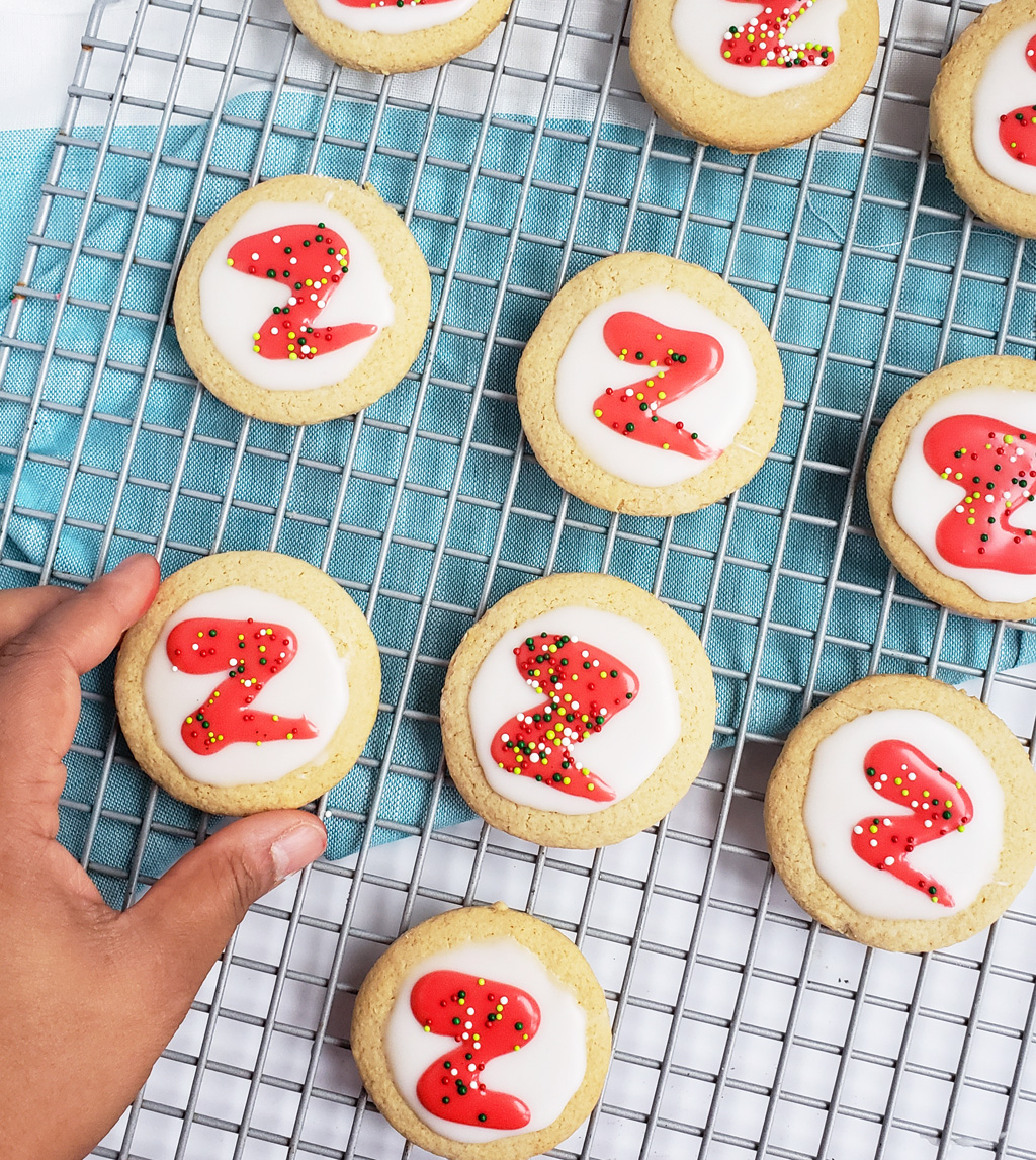 ricky zoom themed holiday, christmas cookies and DIY decorations for kids