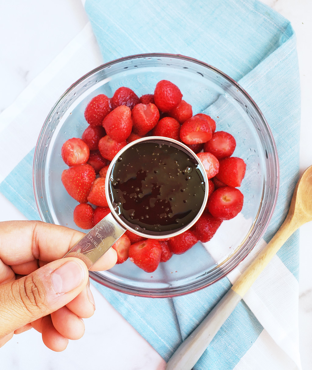 These 3-Ingredient Homemade Strawberry Fruit Roll-Ups are such an easy, healthy, and delicious way to make your very own fruit leather…. without any fancy equipment! Easy Healthy Strawberry Fruit Snacks. #fruitleather #strawberryfruitsnacks #fruitrollup #healthysnacksforkids littleeatsandthings.com 