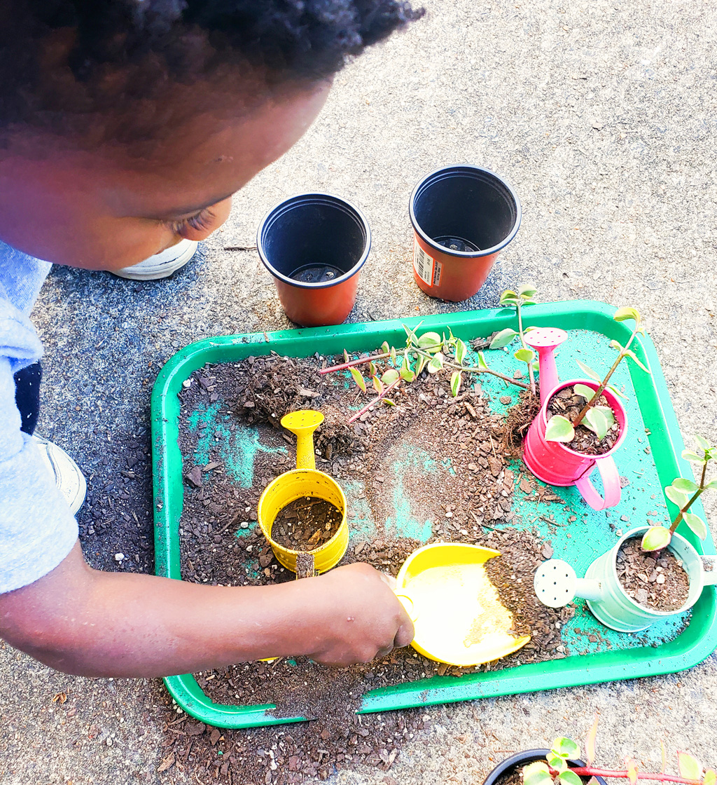 How to Make a DIY Succulent Gift for Mother’s Day. Succulent garden in mini colorful watering cans. Perfect for Mother’s Day, Grandparents Day, or Teacher’s Appreciation Day. Littleeatsandthings.com