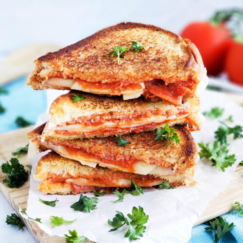 prego pizza grilled cheese sandwich