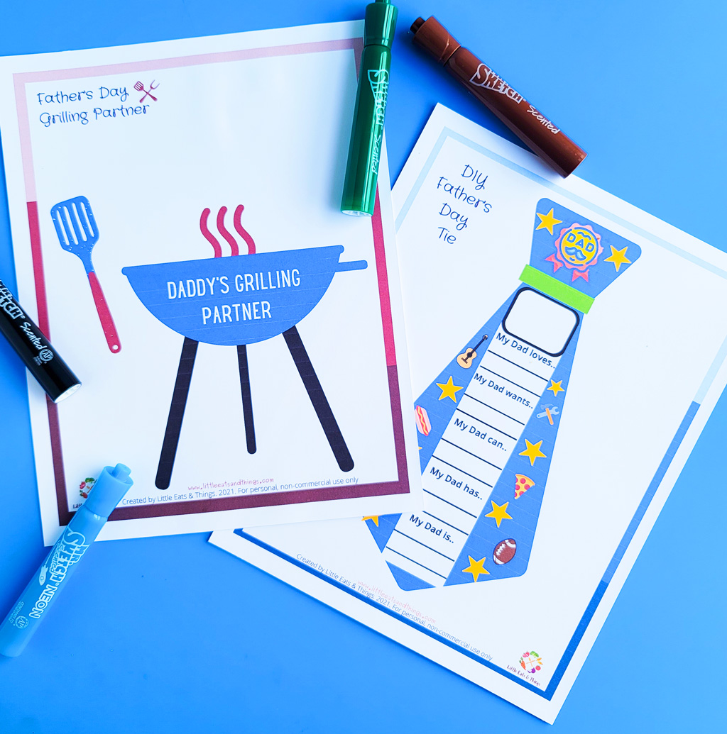 free Father's Day printables littleeatsandthings.com