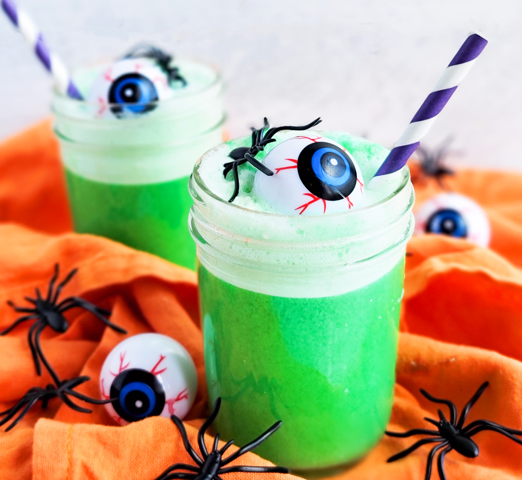 Spooky Green Halloween Punch