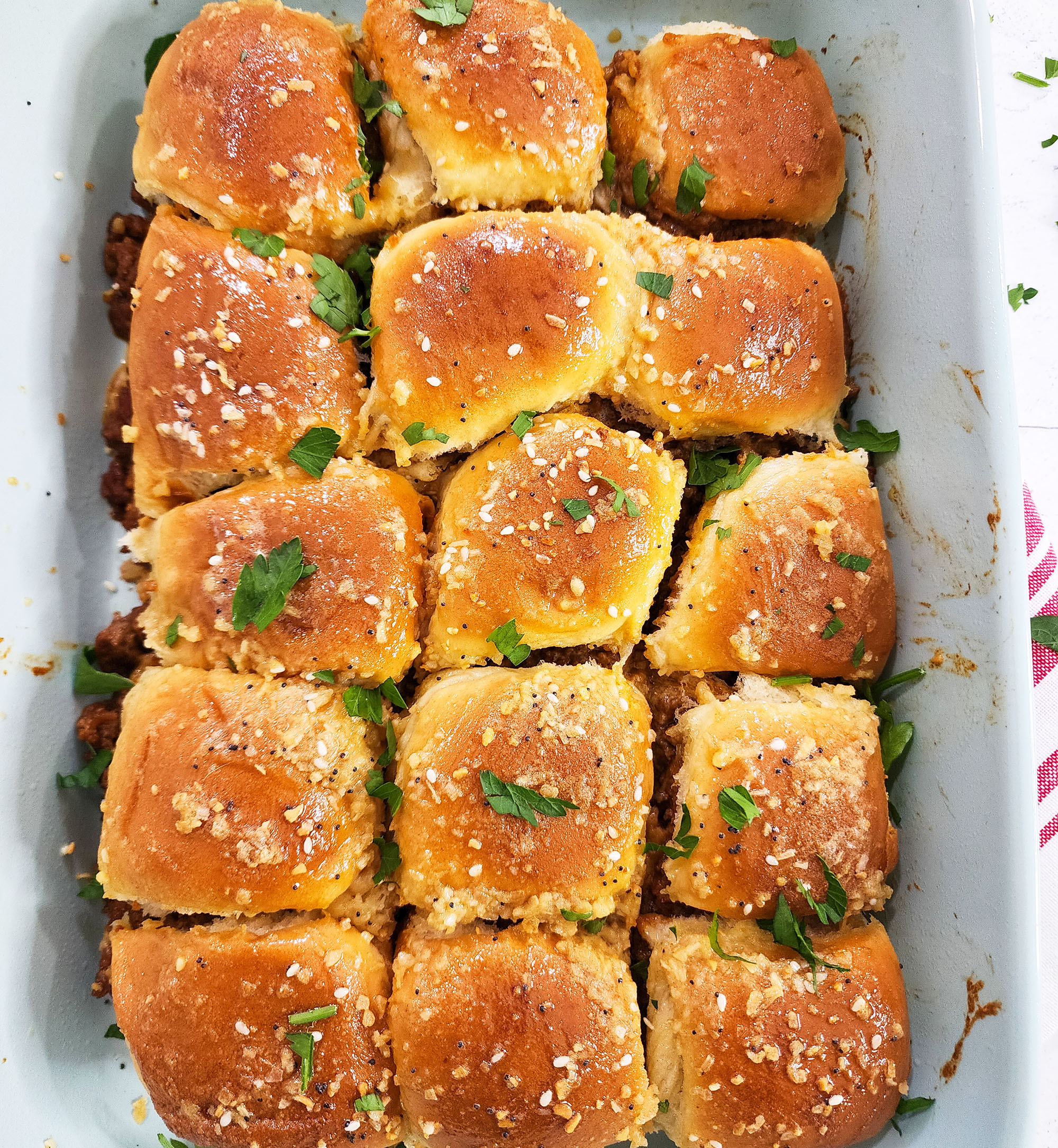 These kid-approved Sloppy Joe Sliders with Sweet Potatoes are super yummy and super easy to make.  littleeatsandthings.com