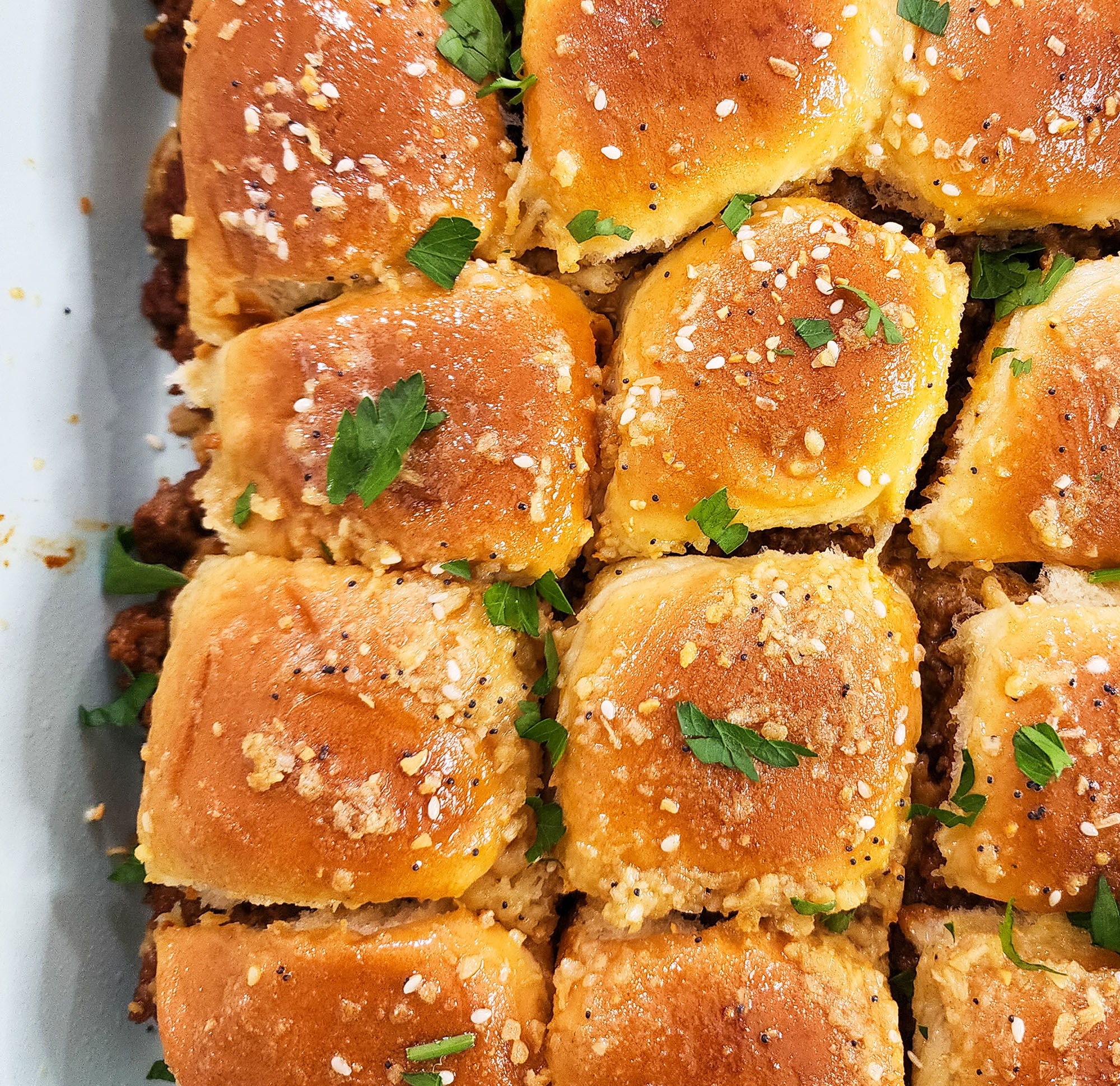 These kid-approved Sloppy Joe Sliders with Sweet Potatoes are super yummy and super easy to make.  littleeatsandthings.com