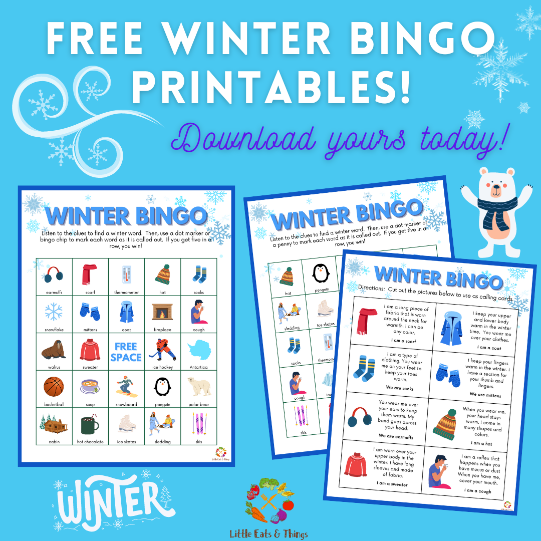 Super Fun Winter Bingo Game Pack